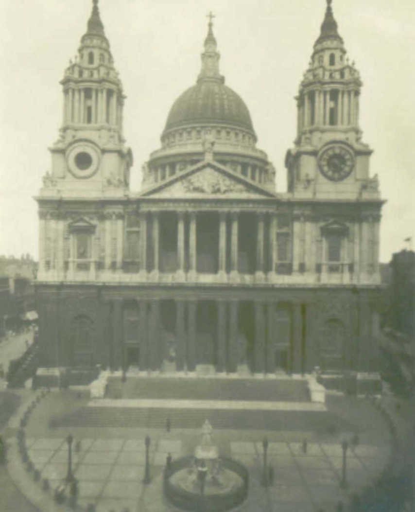 st pauls cathedral 3Vintage 1880s 1900s A4 Photo Print