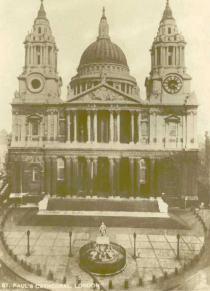 st pauls cathedral 4Vintage 1880s 1900s A4 Photo Print