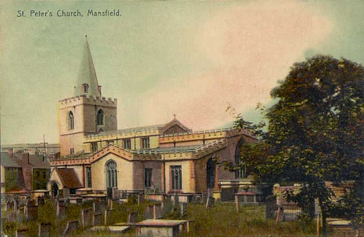 st peter mansfieldVintage 1880s 1900s A4 Photo Print