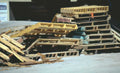 stacked pallets zone Vintage A4 Photo Print