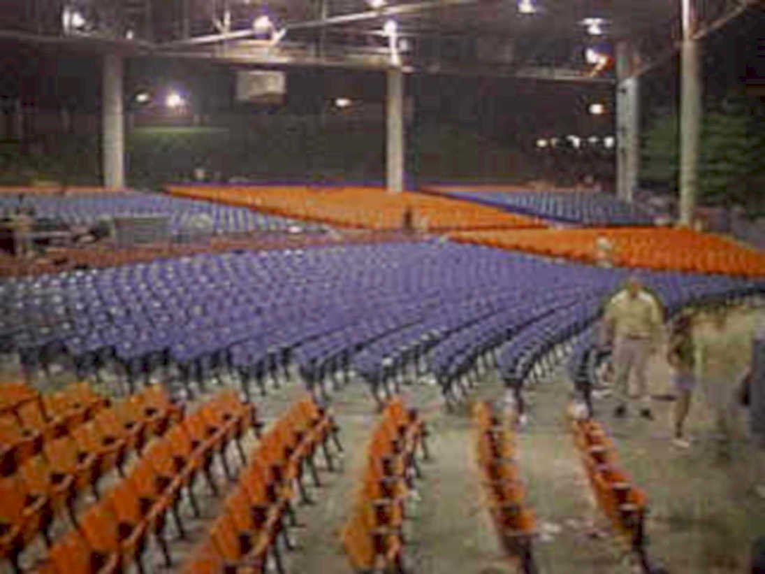stadium chairs night1980s 1990s A4 Photo Print