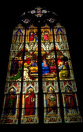 stained glass resurrection 1980s 1990s A4 Photo Print