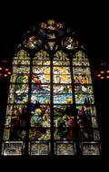 stained glass window 1 1980s 1990s A4 Photo Print 42