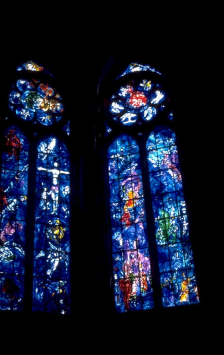 stained glass window 3 1980s 1990s A4 Photo Print 42
