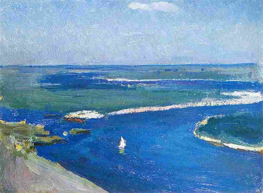 stan Dnieper River Art A4 Photo Print
