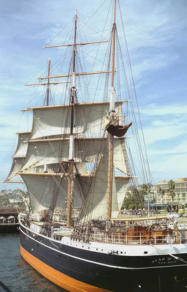 star cal ship Vintage A4 Photo Print