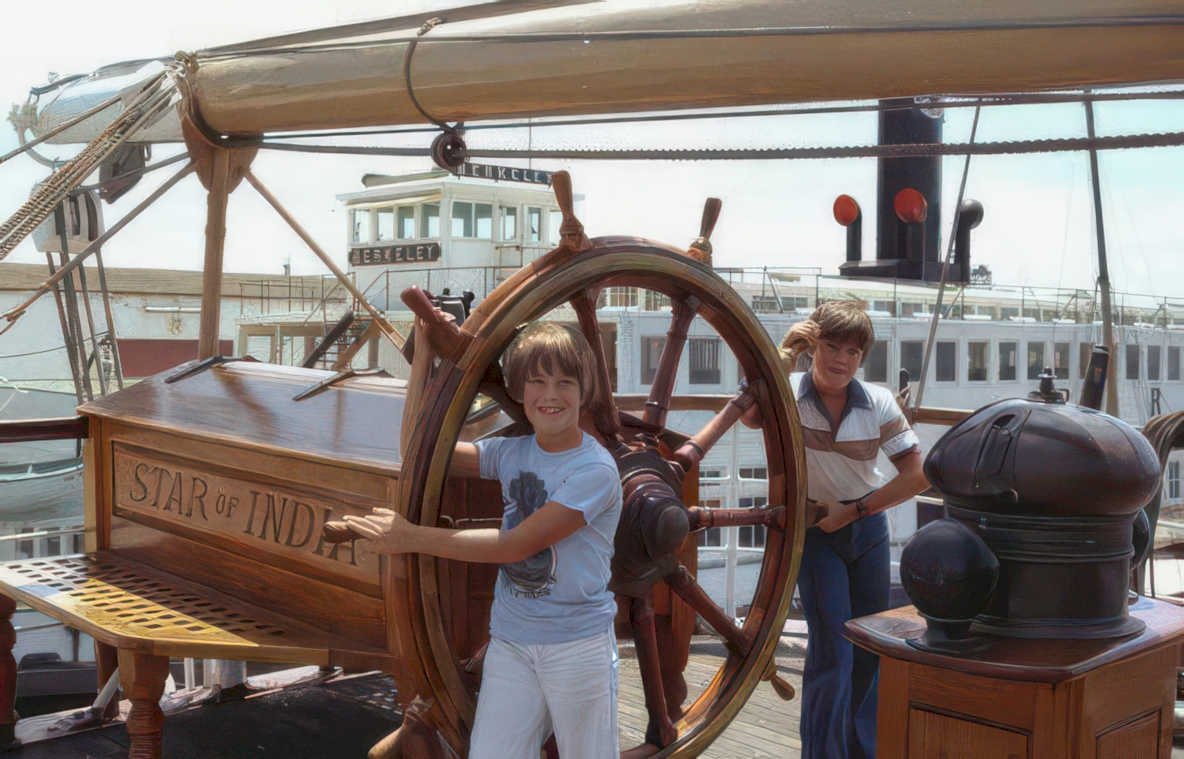 star india wheel Vintage A4 Photo Print
