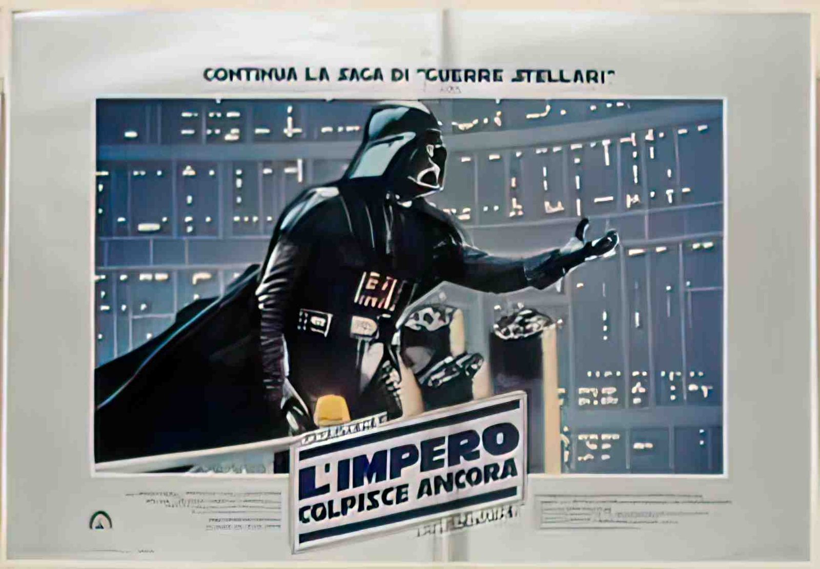 star wars II ital busta 6 Advert A4 Photo Print