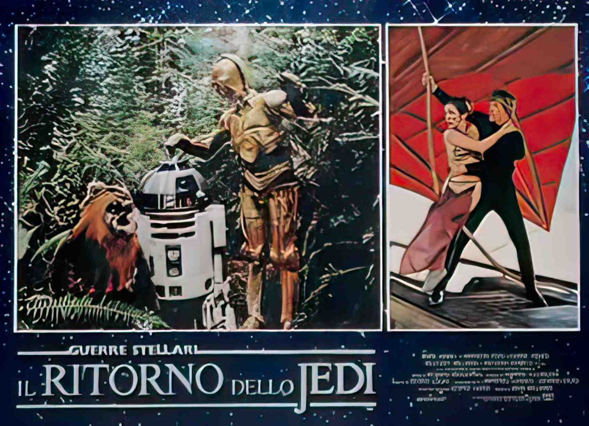 star wars III ital busta Advert A4 Photo Print