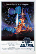 star wars us 1sh spanish Advert A4 Photo Print