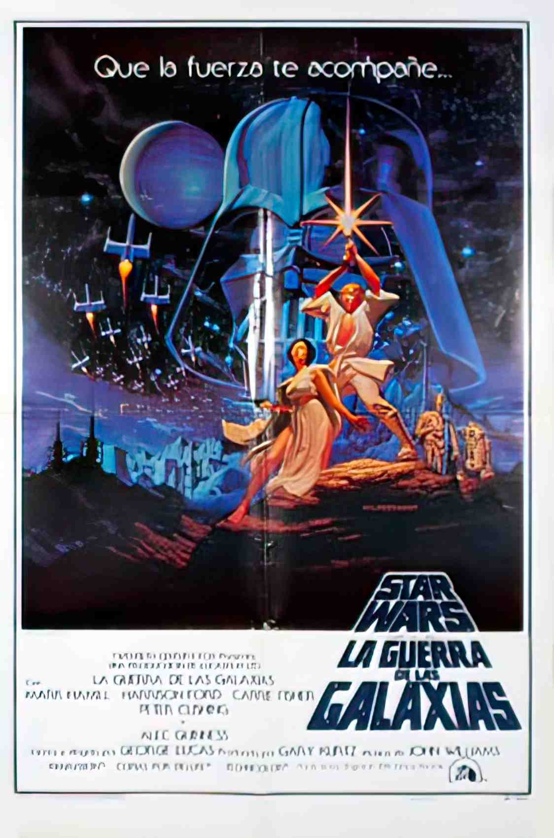 star wars us 1sh spanish Advert A4 Photo Print