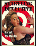 startling detective magazine cover 1950s Advert A4 Photo Print