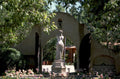 statue garden roses 1980s 1990s A4 Photo Print