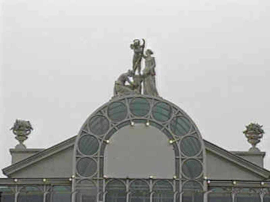 statue glass dome1980s 1990s A4 Photo Print