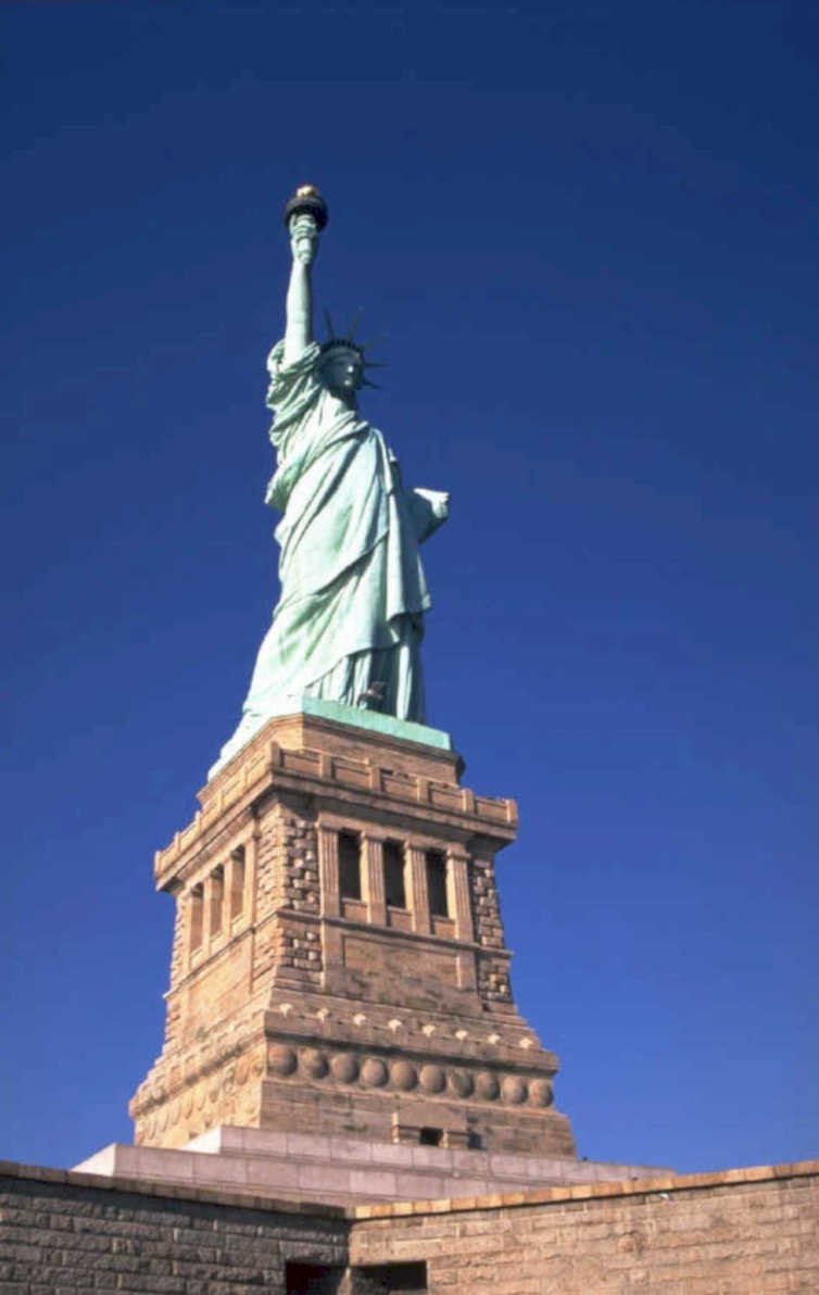 statue liberty 1980s 1990s A4 Photo Print