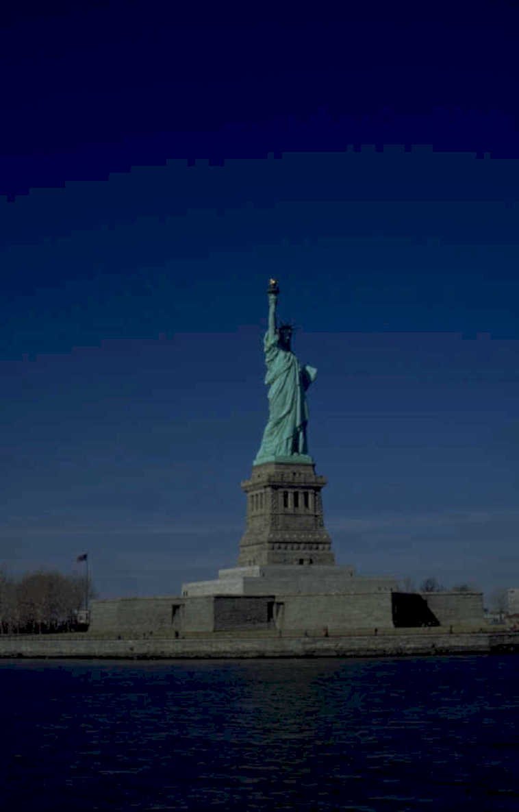 statue liberty harbor 4 1980s 1990s A4 Photo Print