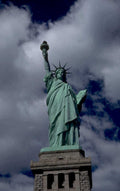 statue liberty sky 1980s 1990s A4 Photo Print