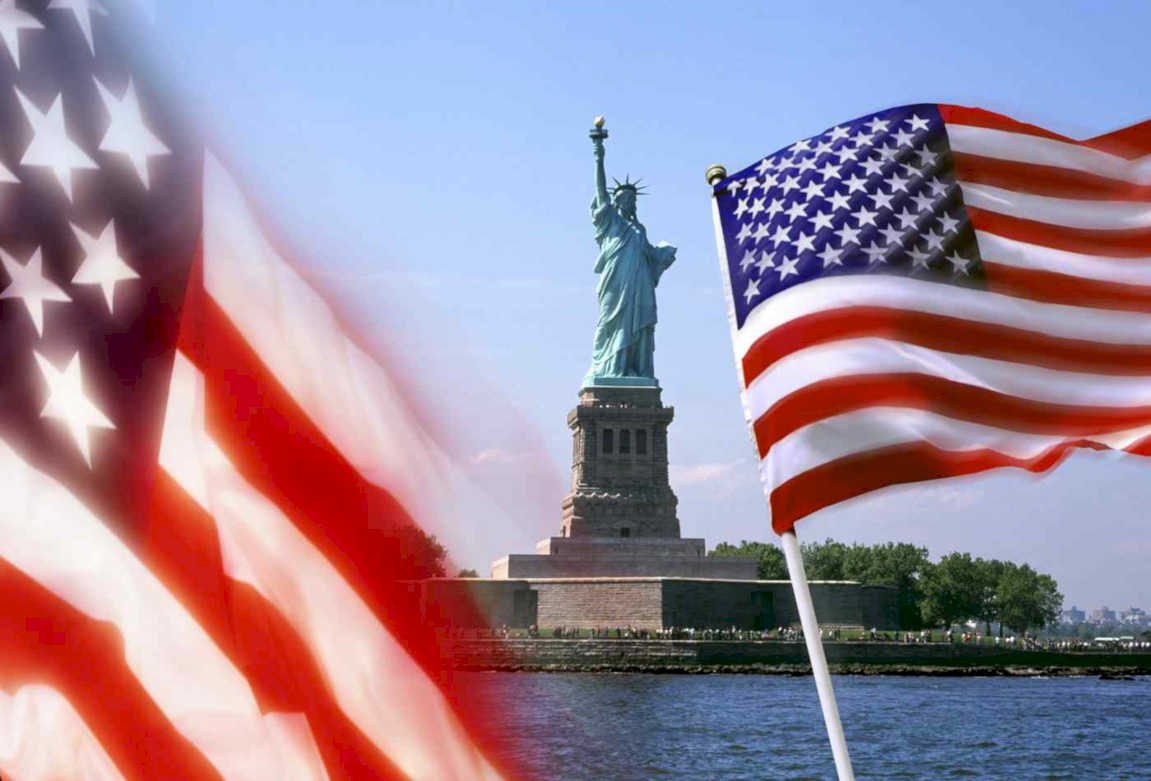 statue liberty usa 1 Flags1980s A4 Photo Print