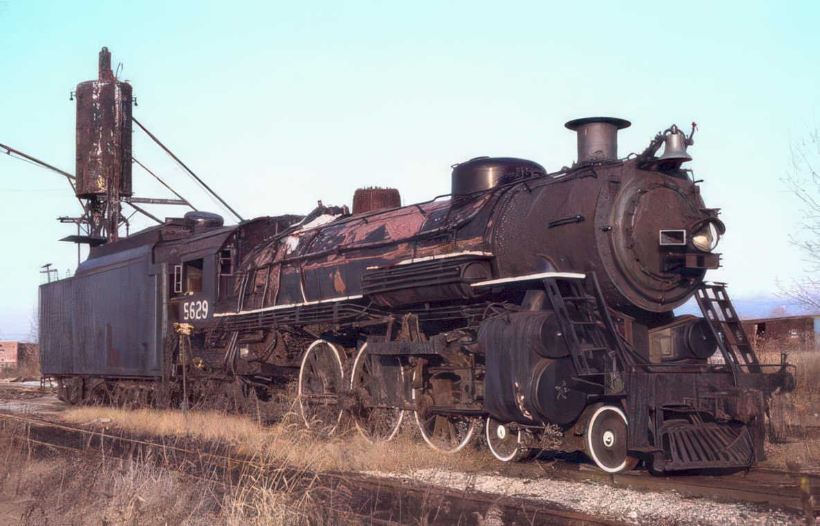 steam locomotive 5629