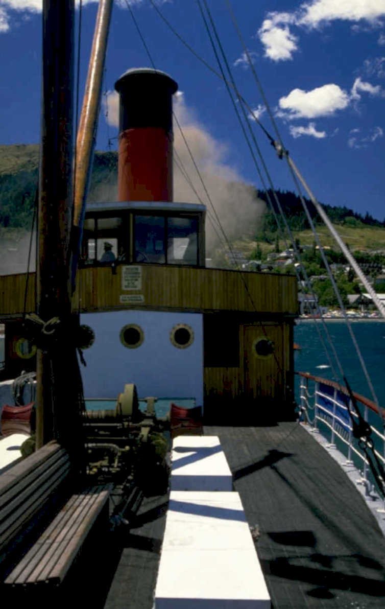 steamer boat wakatipu 1980s 1990s A4 Photo Print