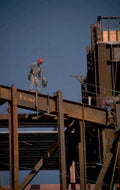 steel frame building 1 1980s 1990s A4 Photo Print