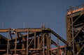 steel frame workers 1980s 1990s A4 Photo Print