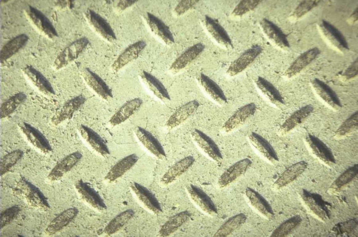 steel grating corrosion 1980s 1990s A4 Photo Print