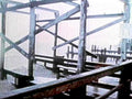 steel scaffolding gray1980s 1990s A4 Photo Print