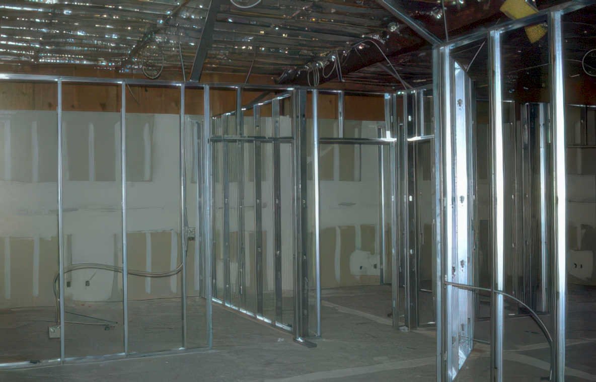 steel stud walls 1 Vintage A4 Photo Print