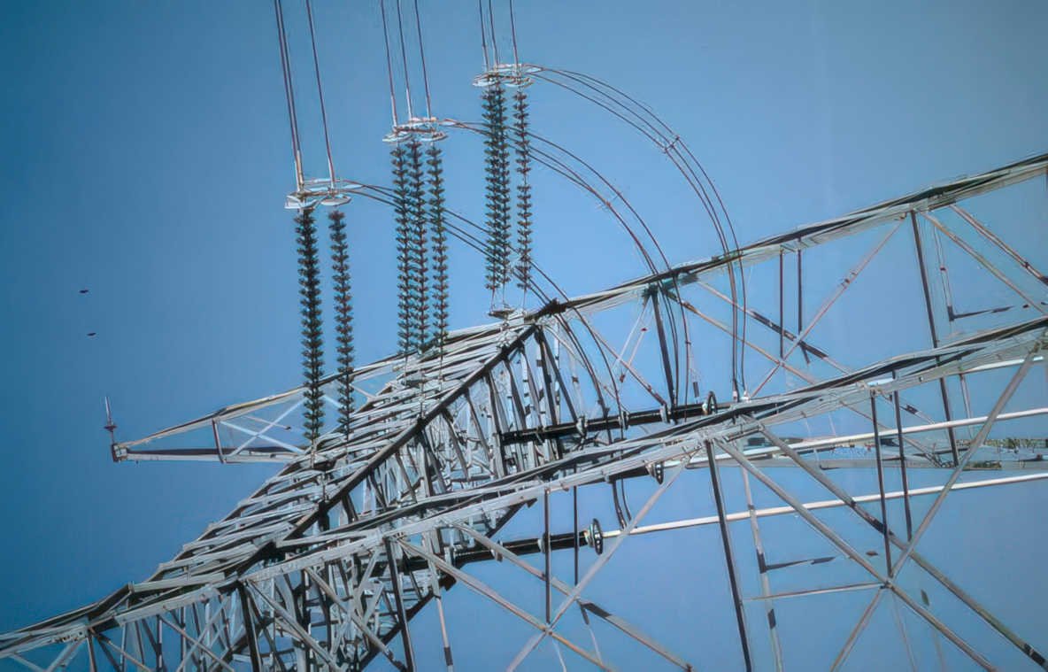 steel tower power Vintage A4 Photo Print