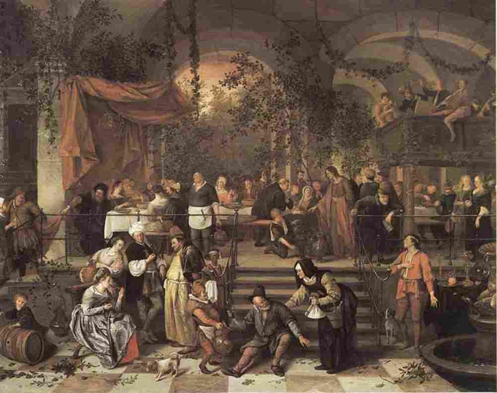 steen the marraige feast at cana Art A4 Photo Print