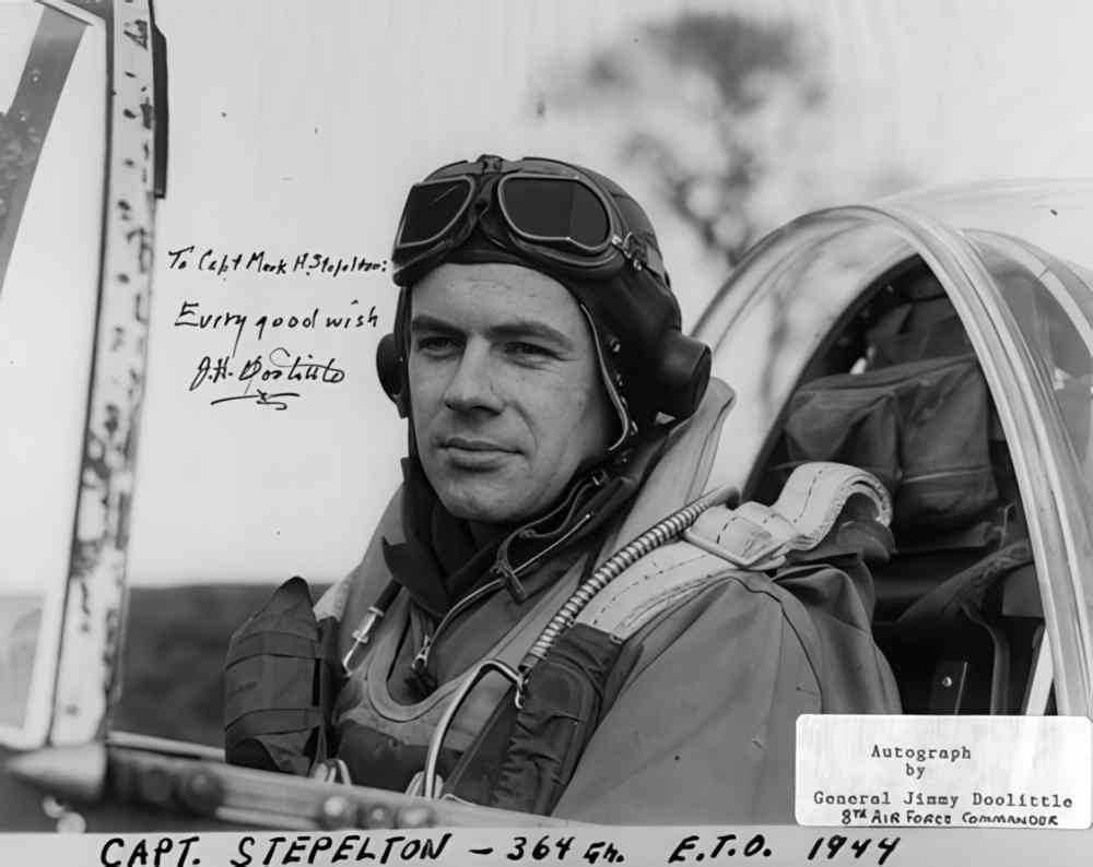 stepelton p51 doolittle Vintage world war A4 Photo Print