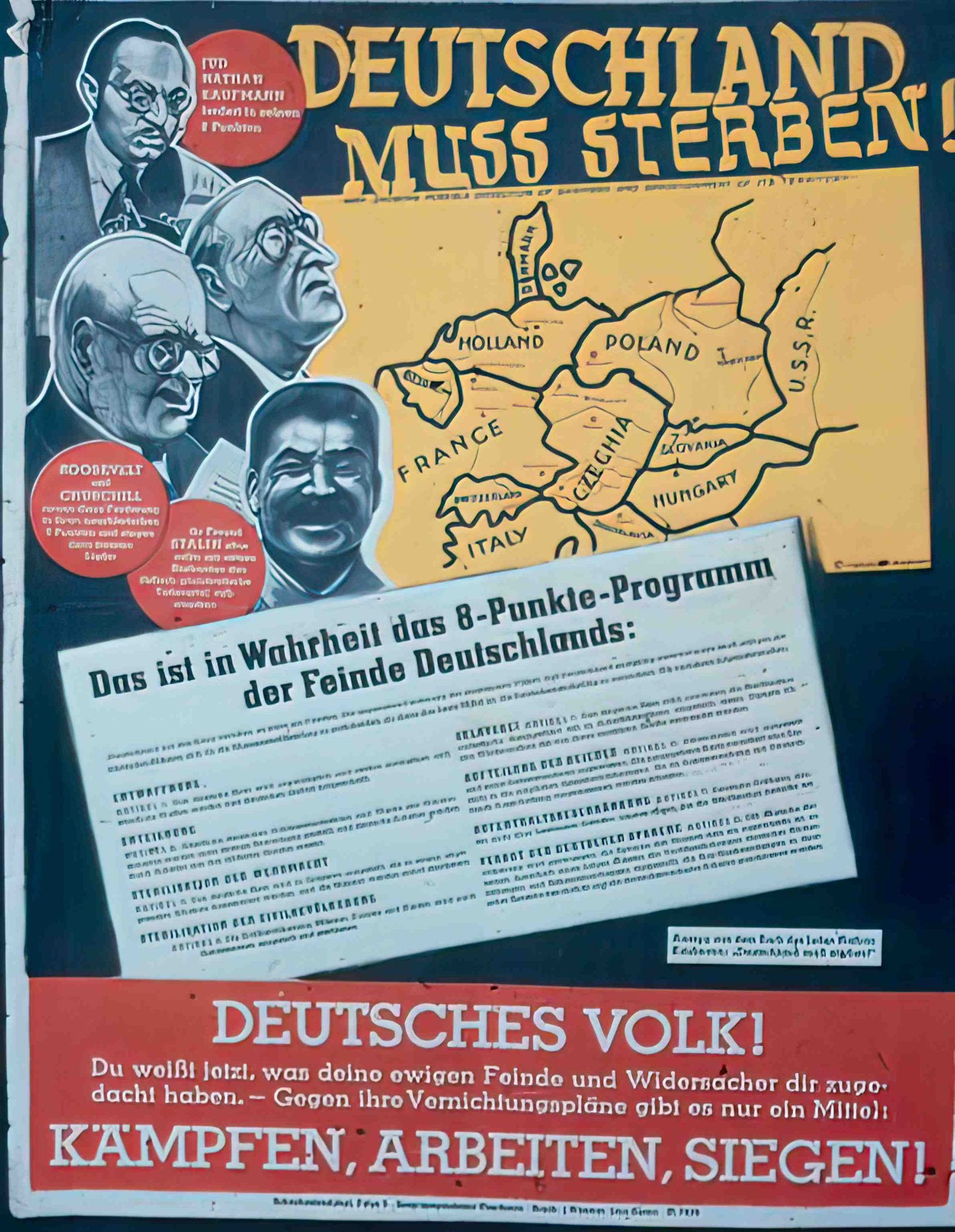 sterben Advert A4 Photo Print