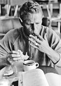 steve McQueen donuts coffee script A4 Photo Print