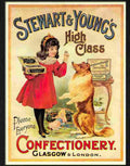 stewart young chocolates 1910s Advert A4 Photo Print