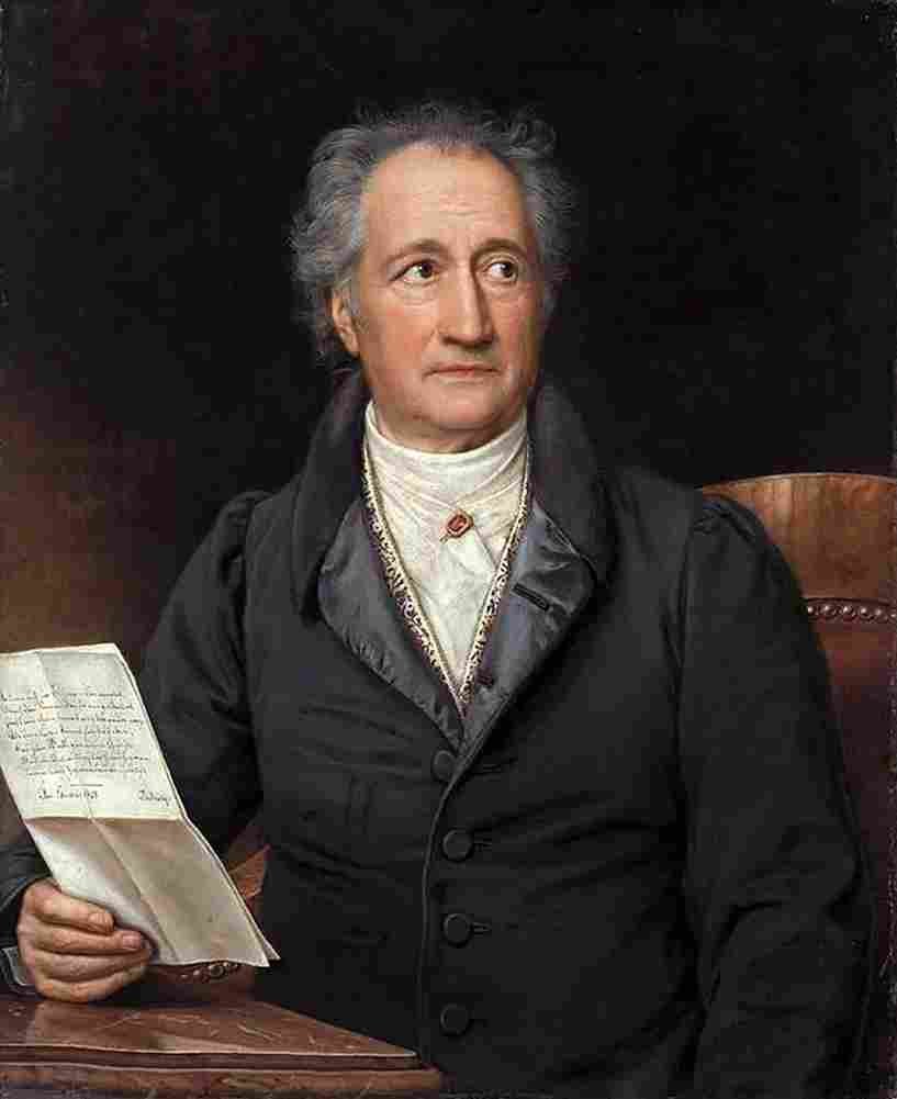 stieler johann wolfgang von goethe Art A4 Photo Print