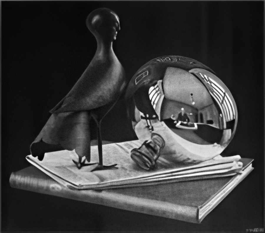 still life with spherical mirror mc escher 1934 A4 Photo Print