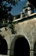 stone archway belltower Vintage A4 Photo Print