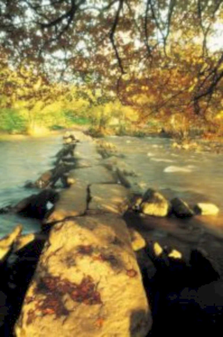 stone bridge river UK GB British A4 Photo Print
