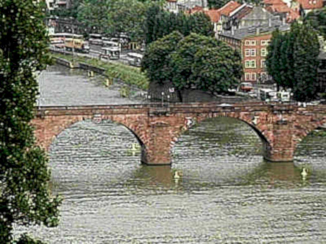 stone bridge river1980s 1990s A4 Photo Print
