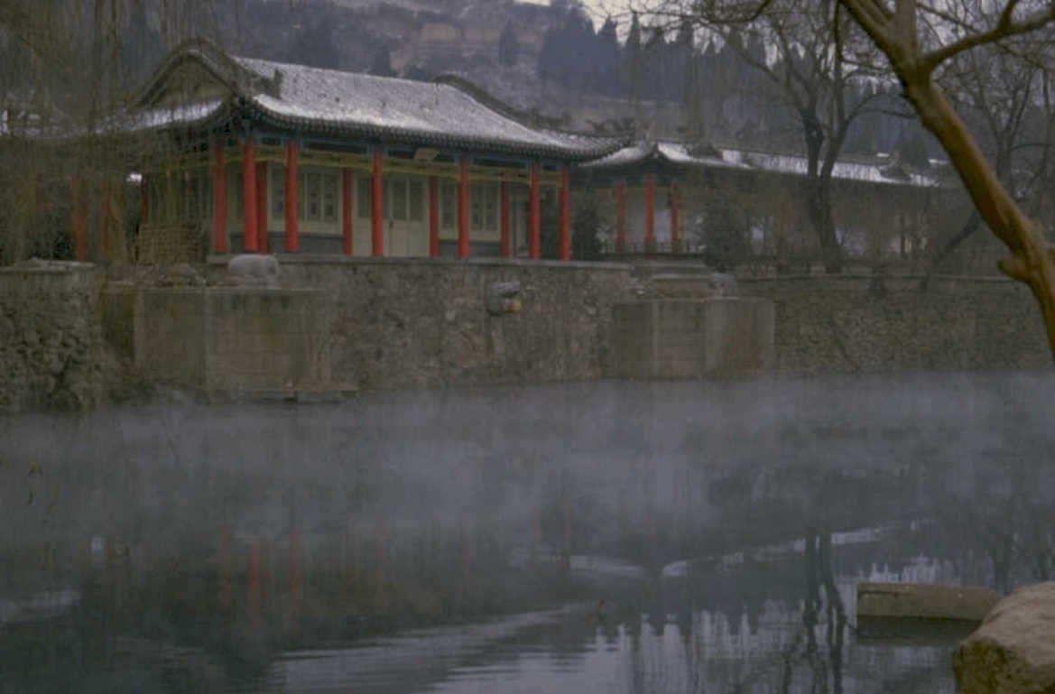 stone building lake 1980s 1990s A4 Photo Print