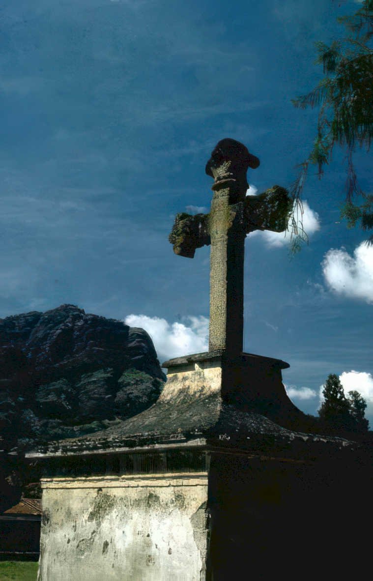 stone crossway monument Vintage A4 Photo Print