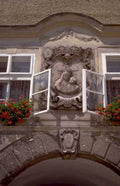 stone facade virgin 1980s 1990s A4 Photo Print