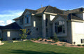 stone house landscape Vintage A4 Photo Print