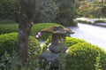 stone lantern garden 1980s 1990s A4 Photo Print
