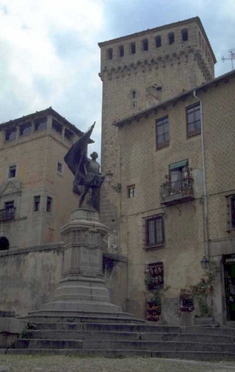 stone statue avila 1980s 1990s A4 Photo Print
