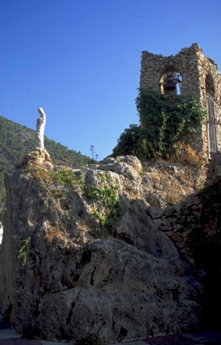 stone tower statue 1980s 1990s A4 Photo Print