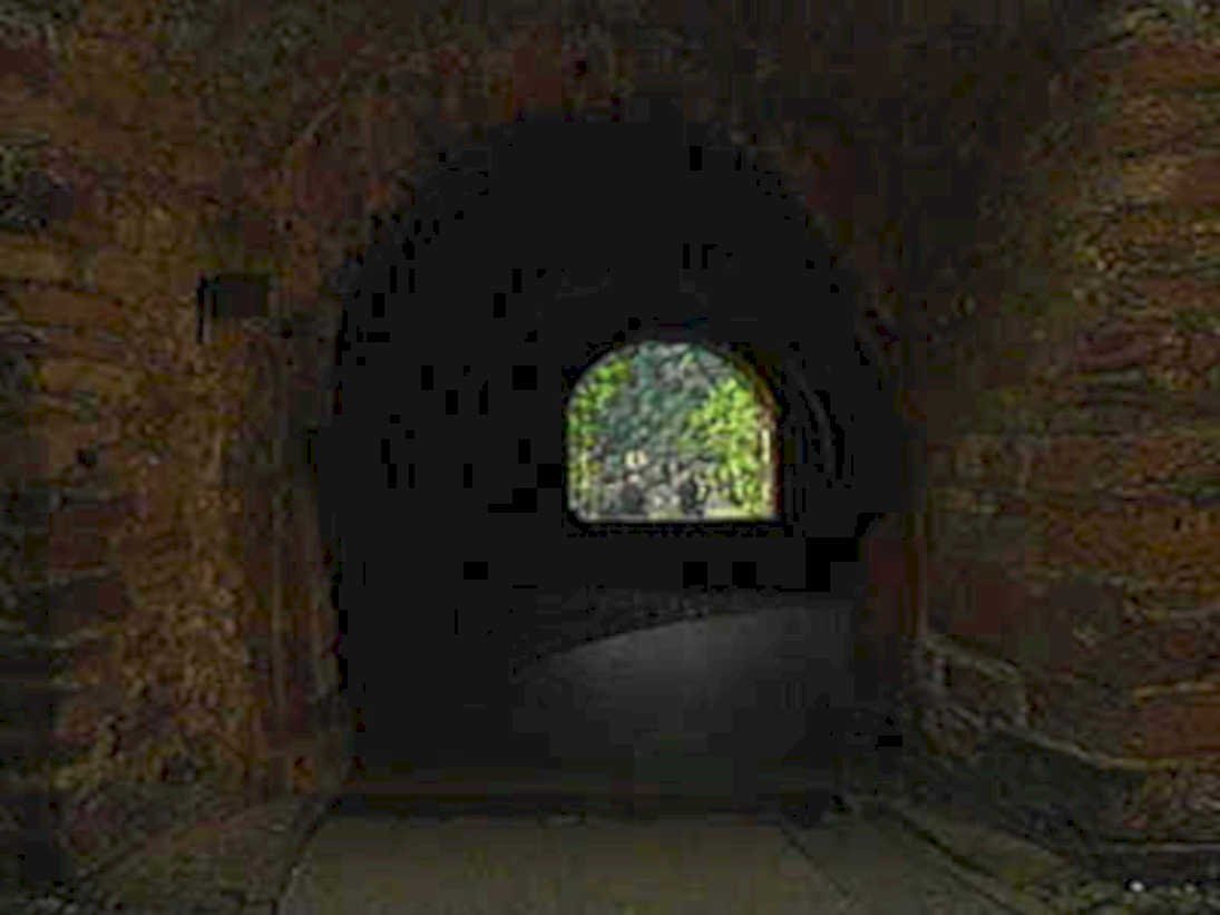 stone tunnel entrance1980s 1990s A4 Photo Print