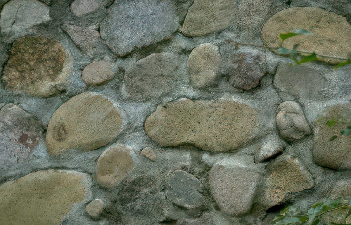 stone wall detail Vintage A4 Photo Print
