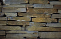 stone wall leaves Vintage A4 Photo Print
